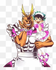 All Might And Deku Transparent Png - X