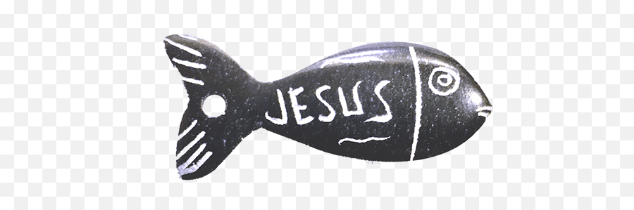 Pocket Jesus Fish - Hand Carved Serpentine Stone From Biblical Antioch Fish Png,Christian Fish Icon Png