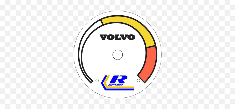 Volvo White Face Gauges 52 Mm - Volvo R Sport Png,Turbo Gauge Icon'