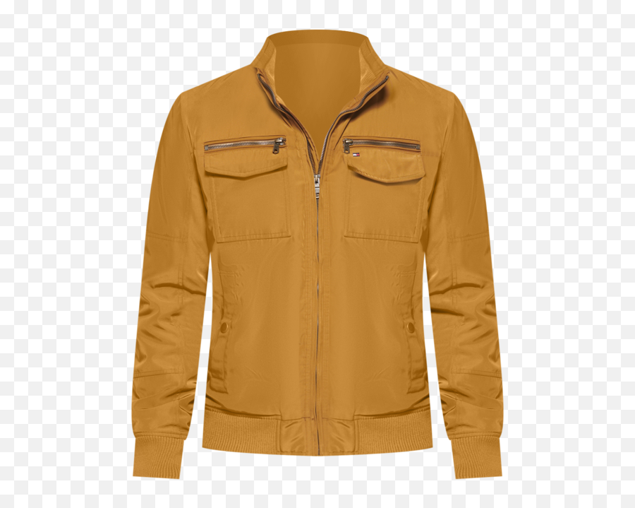 Tommy Hilfiger Menu0027s Four - Pocket Filled Performance Bomber Long Sleeve Png,Orange Icon Jacket