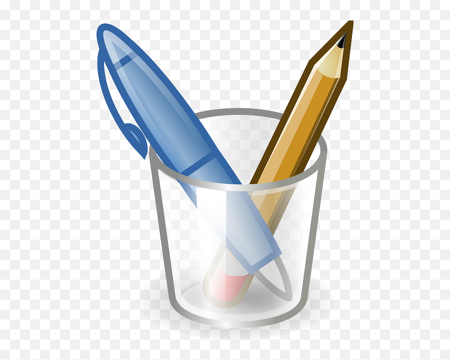 Office Write Word Pen Pencil Glass Tools Icon - Pen And Pencil Clipart Png,Hindi Icon