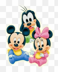 Baby Minnie Mouse Png Clipart Panda - Free Clipart Images Mickey Mouse And Minnie Mouse Baby,Minnie Ears Png