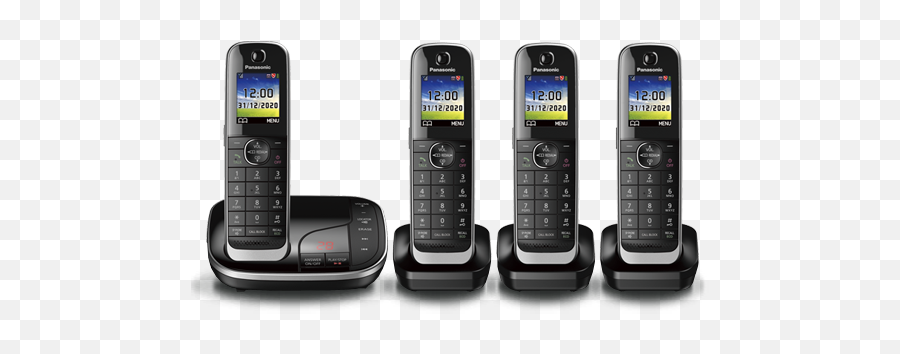 Kx - Tgj424e Telephones With Quadruple Handsets Panasonic Uk Png,Voicemail Icon Won't Go Away Galaxy S5