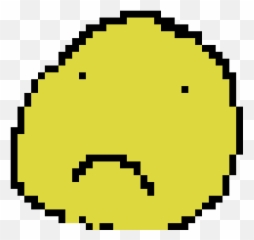 Mad Emoji - Orange Cross Stitch Pattern png