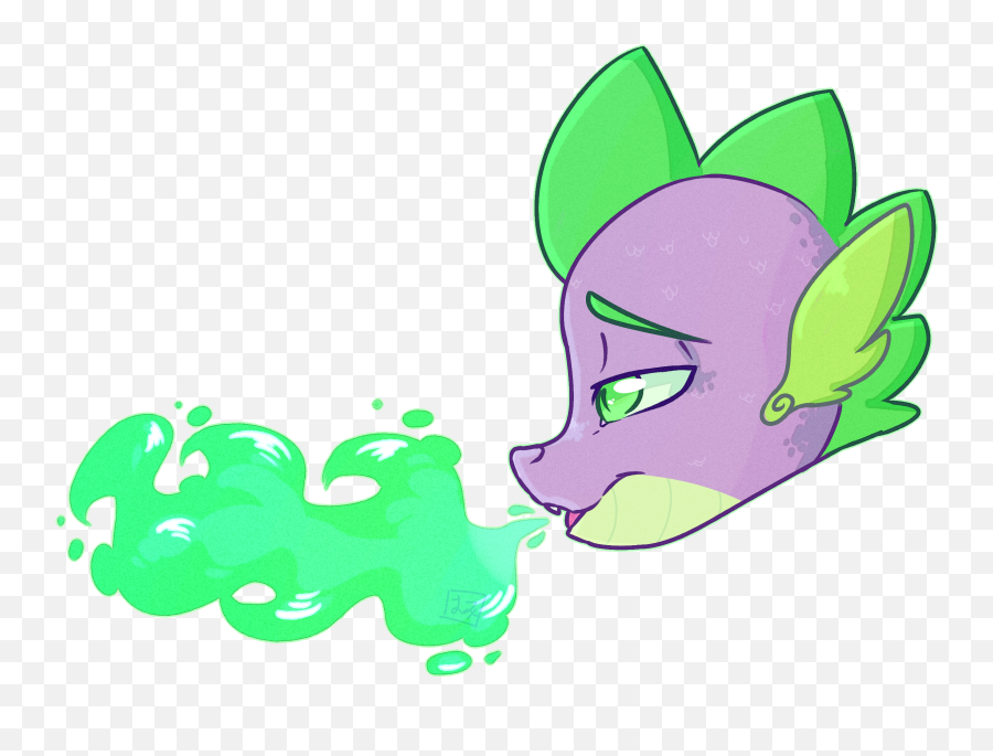Bust Dragon Fire Breath - Cartoon Fire Breathing Dragon Drawing Png,Green Fire Png