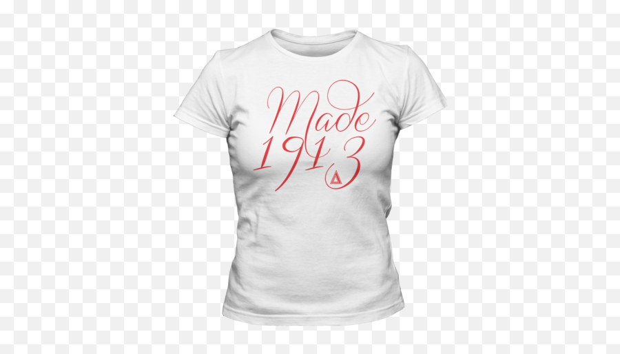 Delta Sigma Theta Made 1913 Tee - Alpha Kappa Alpha White White Shirt Surf Tee Png,Kappa Png