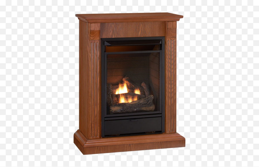 Procom Tri Fuel Ventless Fireplace - 20000 Btu 1500 Watt Medium Oak Model Etf200tccmo Hearth Png,Fireplace Fire Png