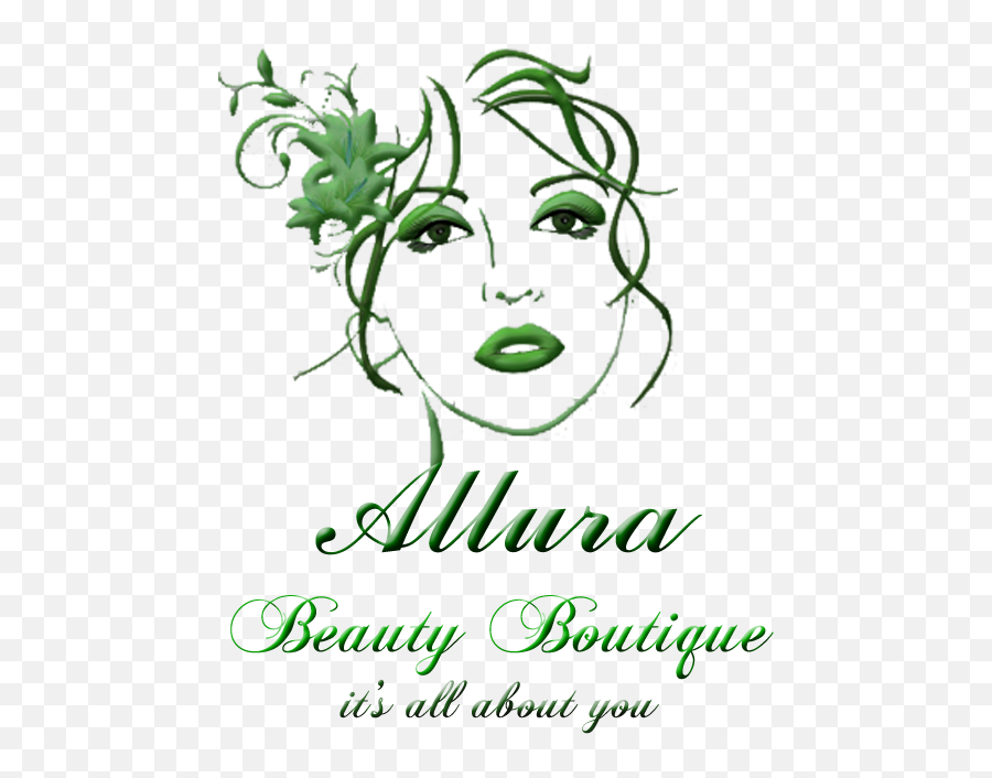 Feminine Upmarket Beauty Salon Logo Design For Allura Png