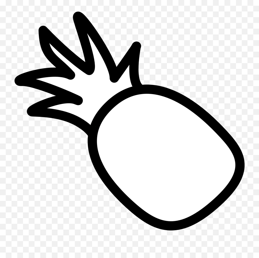 Welcome Pineapple Clipart Black And White Free 2 - Clipartix Outline Pineapple Clipart Black And White Png,Pineapple Clipart Png