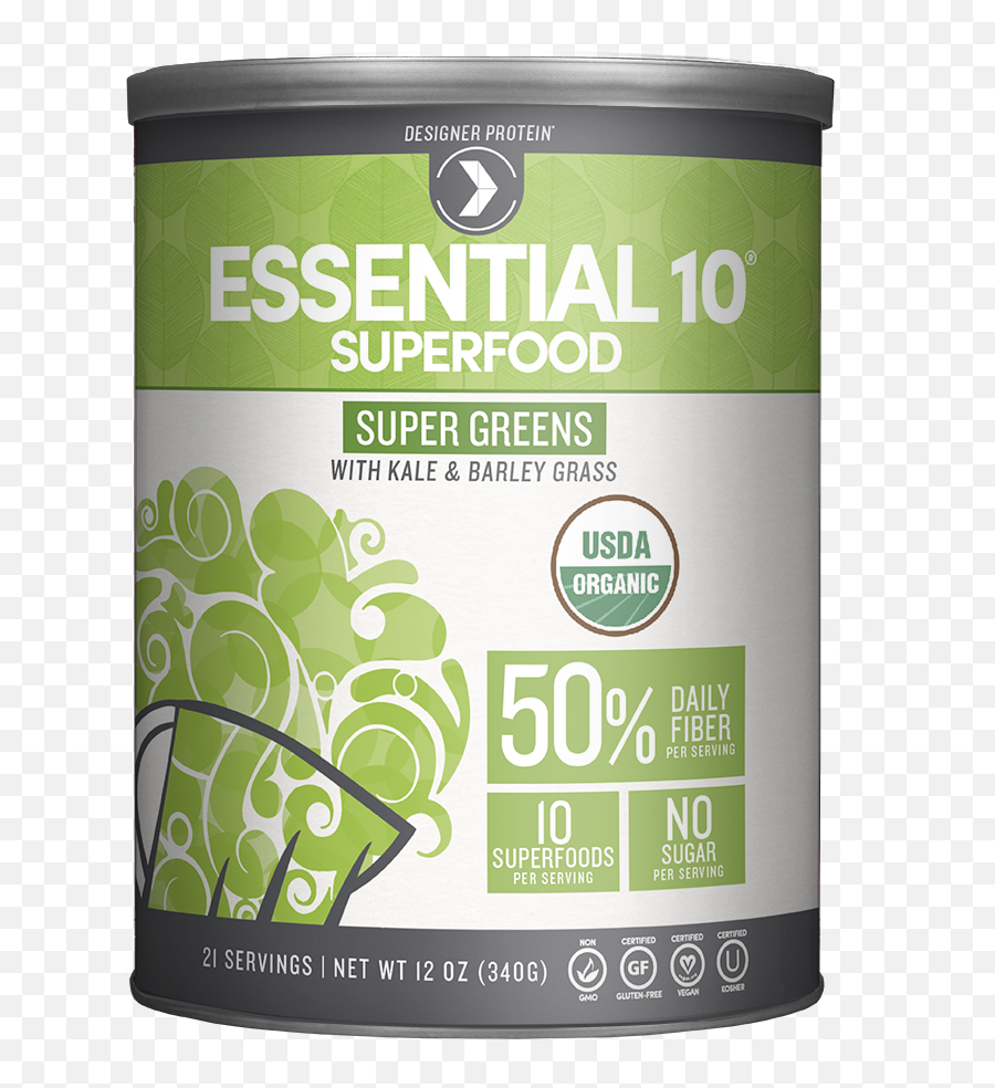 Superfood With Kale U0026 Barley Grass The Natural Products - Usda Organic Png,Kale Png