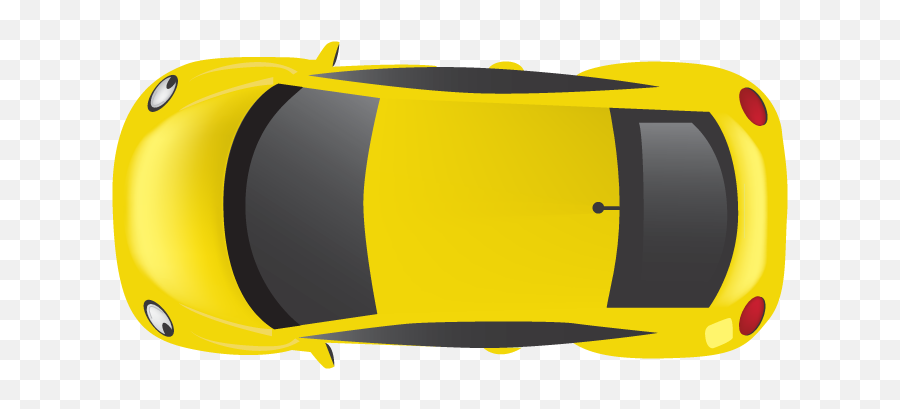 Yellow Top Car Png - New Beetle Car Top View,Top Of Car Png