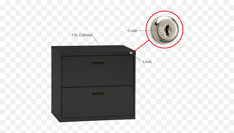 Download Hd Nightstand With Lock And Key Transparent Png - Chest Of Drawers,Lock And Key Png