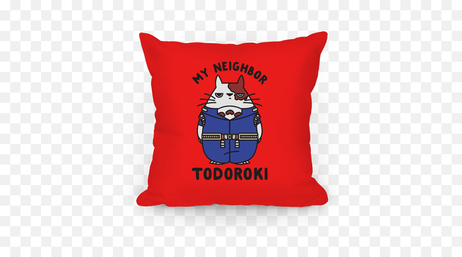 My Neighbor Todoroki Pillows Lookhuman - My Neighbor Todoroki Png,Todoroki Png