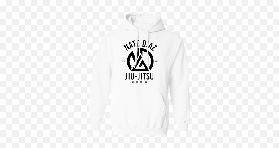 Nuevo Nate Diaz Jiu Jitsu Ufc Mma Para Hombre Jersey Sudadera Con Capucha Blanco Logo Gildan Ebay - Hoodie Png,Ufc Logo