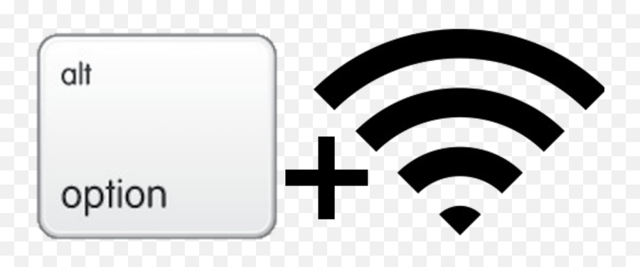 Get Extra Info About Wifi Networks By Using The Option Key - Option Key Mac Icon Png,Wifi Icon Png
