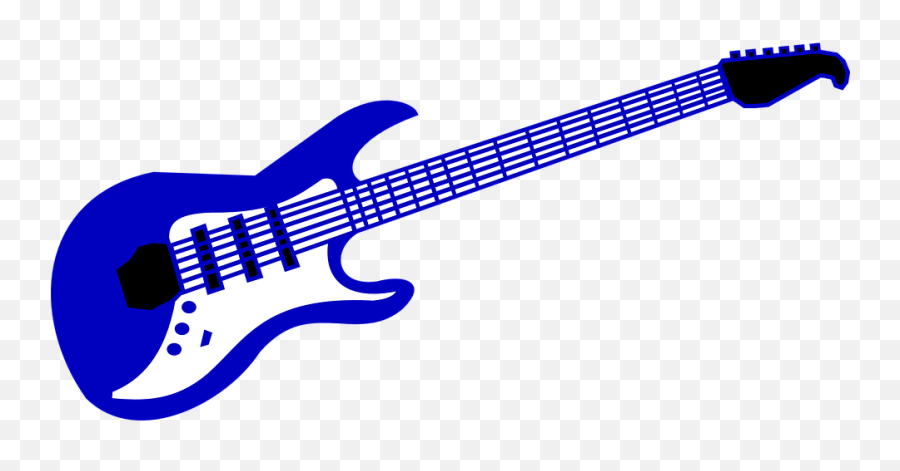 Guitar Electric Black - Free Vector Graphic On Pixabay Electric Guitar Clipart Png,Guitar Transparent Background
