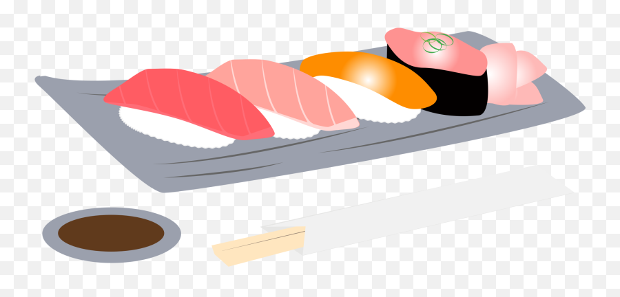 Sushi Cartoon Transparent Png Clipart - Clipart Sushi Png,Sushi Transparent Background