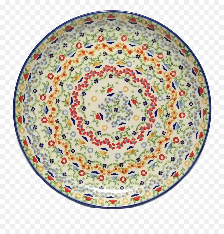 Dinner Plate 1125285cm In A Signed Floral Lace Pattern - Thean Hou Temple Png,Lace Pattern Png