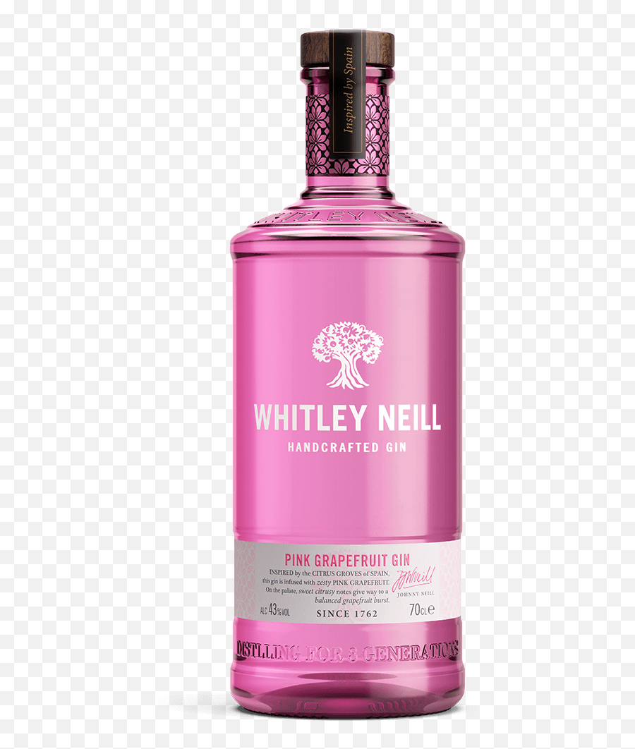 Pink Grapefruit Gin - Whitley Neill Gooseberry Gin Whitley Neill Png,Grapefruit Png