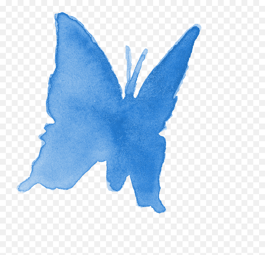 9 Watercolor Butterfly Silhouette Png Transparent - Illustration,Watercolor Butterfly Png