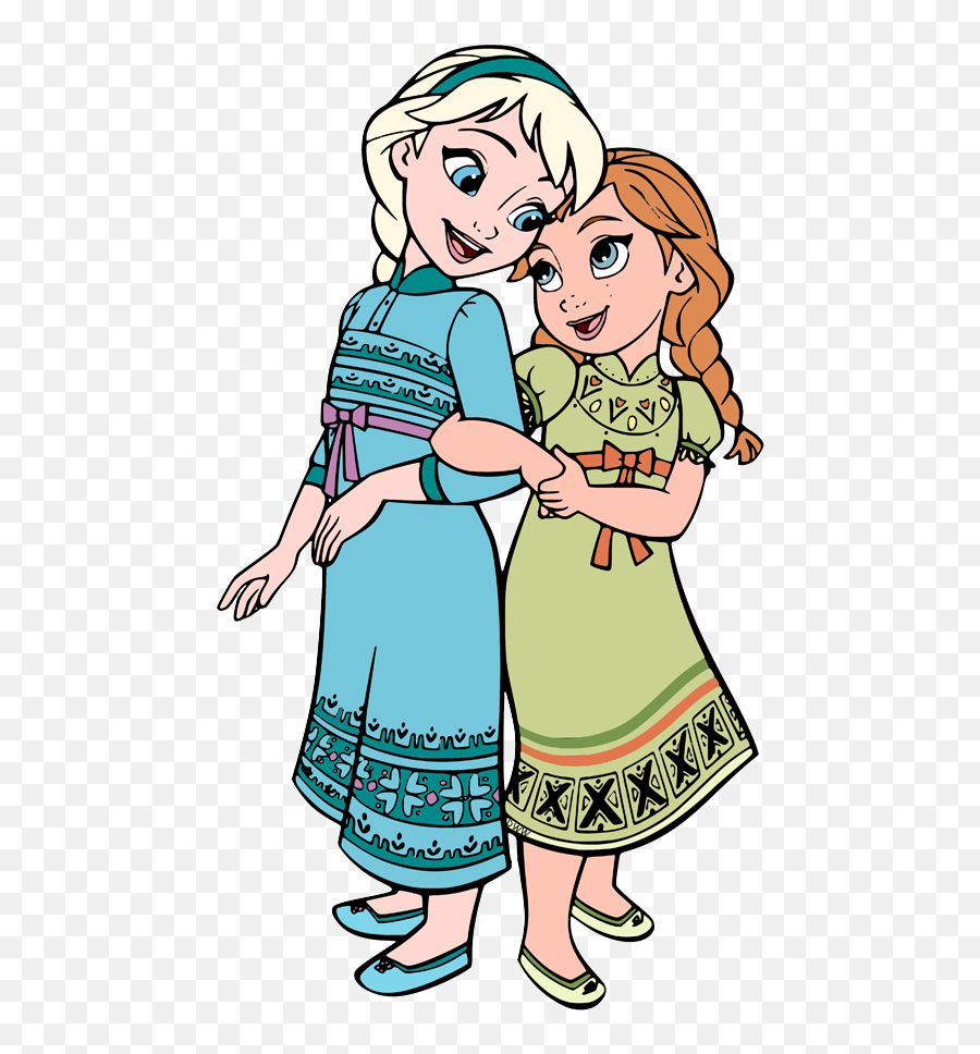 Frozen 2 Clip Art Disney Galore - Young Anna And Elsa Frozen 2 Png,Elsa Frozen Png