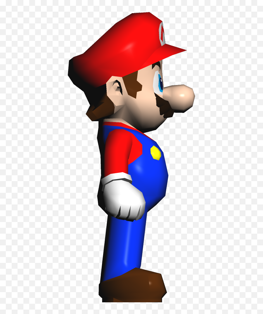 Super Mario Design Paperbotz - Super Mario From The Side Png,Super Mario Png