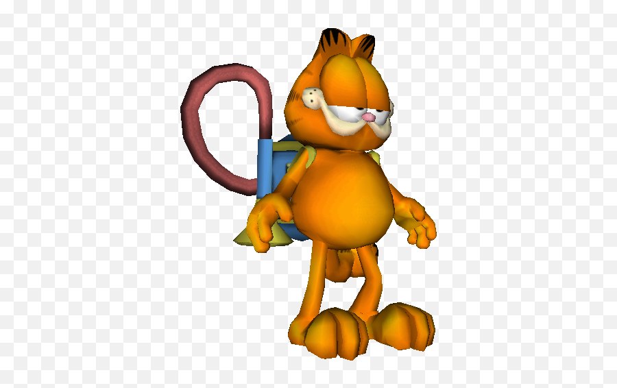 Playstation 2 - Garfield Garfield The Models Resource Garfield Ps2 Playstation 2 Png,Garfield Png