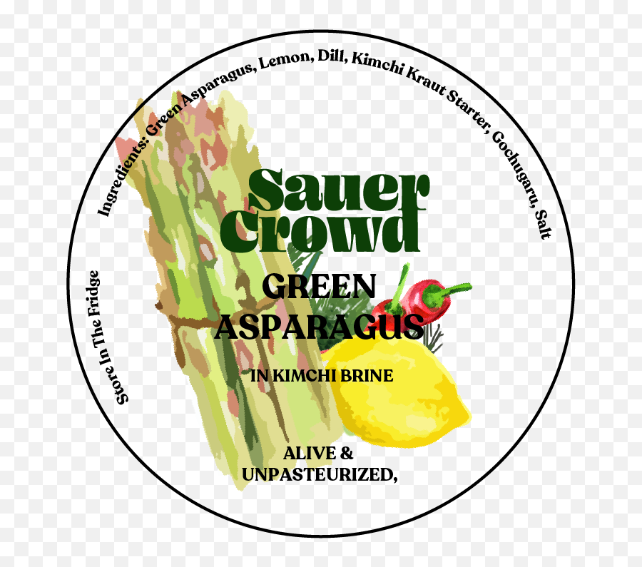 Green Asparagus In Kimchi - Brine Limited Seasonal Edition United States Chamber Of Commerce Png,Asparagus Png