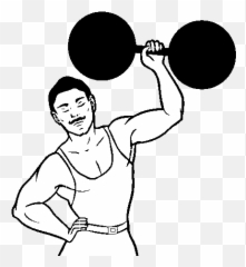 Strong Man Coloring Png - Strong Man For Coloring,Strong Man Png