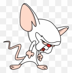 Download Pinky And The Brain Clip Art - Brain Cartoon Pinky The Brain Png,Cartoon Brain Png