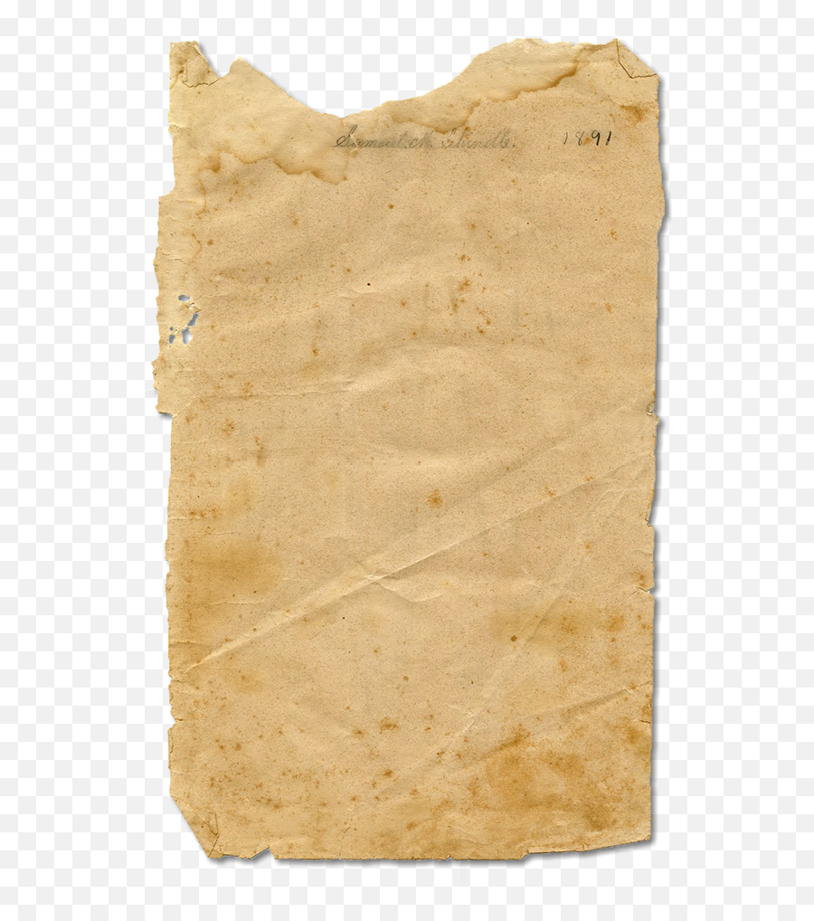 Кусок рваной бумаги