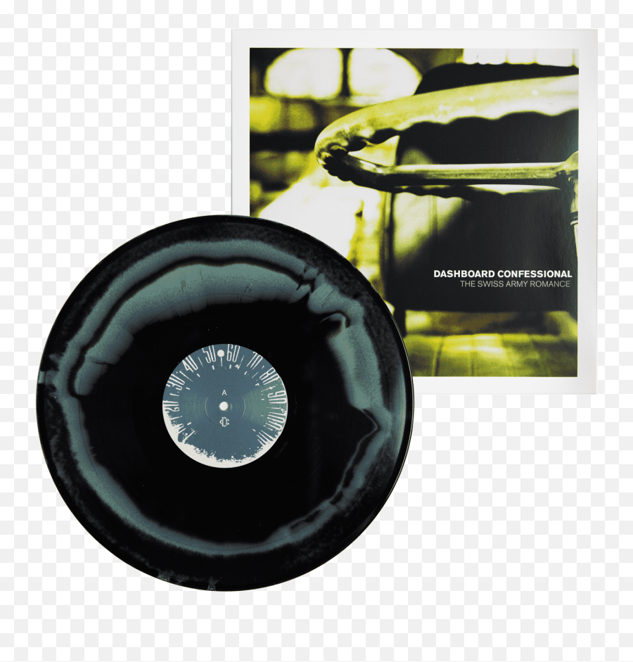 The Swiss Army Romance Limited Oil - Slick Black And Green Vinyl Lp Dashboard Confessional Swiss Army Romance Vinyl Png,Vinyl Png