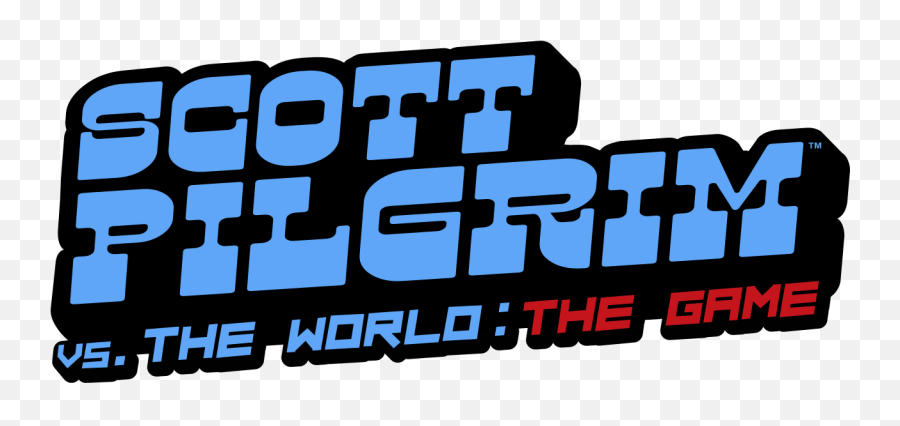 Filescott Pilgrim Vs The World Game Wordmarksvg - Scott Pilgrim Vs The World Font Png,Anthem Game Png