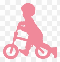 Child Kid Bicycle Cycle Bike Silhouette - Transparent Png Niño En Bicicleta Png,People Biking Png