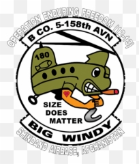 B Co 5 - 158th Avn Big Windy Shirt 1995 Army shirts Us png