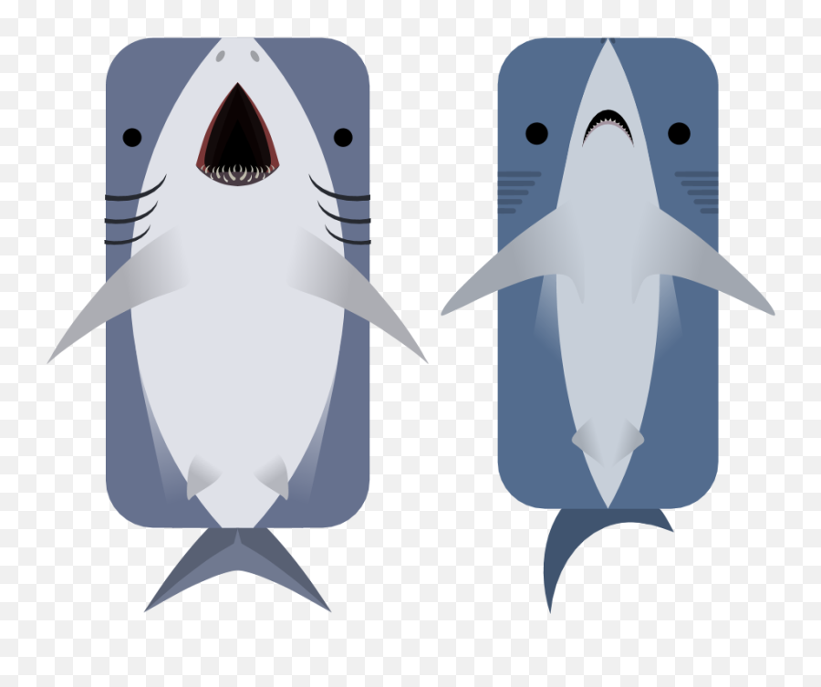 Animal Mako Shark U0026 Blue Deeeepioartworks - Tiger Shark Deeeep Io Png,Shark Teeth Png