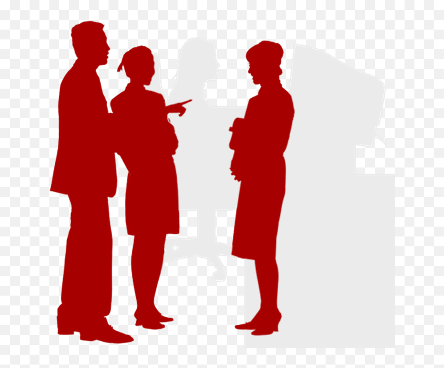 Microsoft Powerpoint Icon - Business People Silhouettes Png Microsoft Powerpoint,People Talking Silhouette Png
