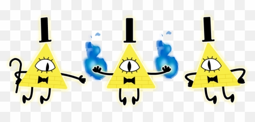 Download Bill Cipher From Gravity Falls Png Image With No - With Cane