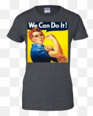 Riveter We Can Do It Retro Ww2 Men - Rosie The Riveter Died Png,Rosie The Riveter Png