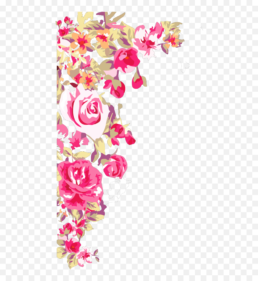 Pink Flowers Png - Mq Pink Roses Rose Border Borders Cute Birthday Wishes To Best Friend,Pink Rose Transparent