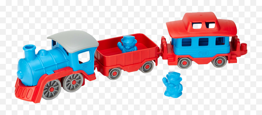Transparent Train Toy - Green Toys Train Set Png,Toy Train Png