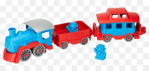 Transparent Train Toy - Green Toys Train Set Png,Toy Train Png