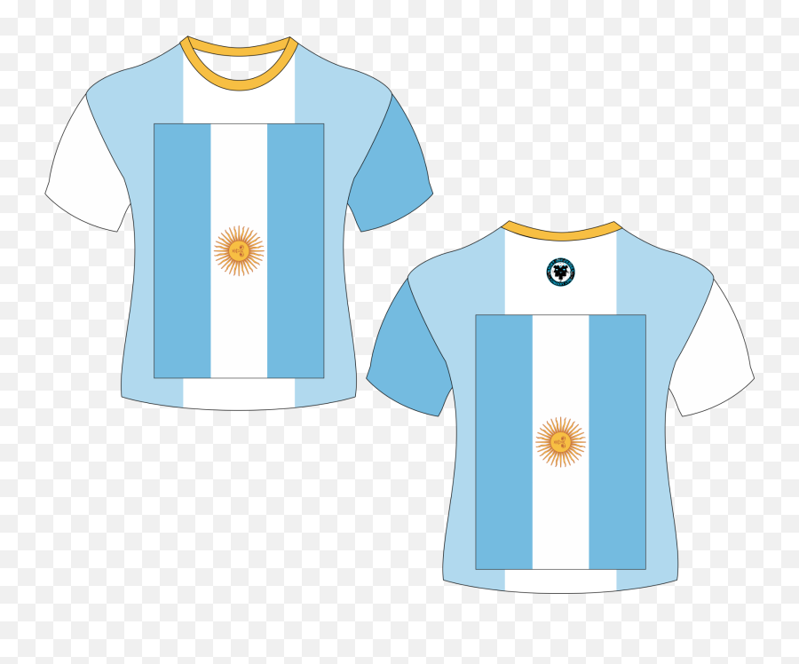 Argentina Country Flag Shirt - Illustration Png,Argentina Flag Png