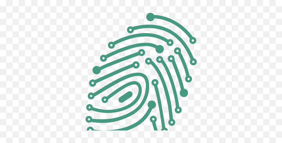 Download Relevantid - Digital Fingerprint Icon Png Full Dot,Finger Print Icon