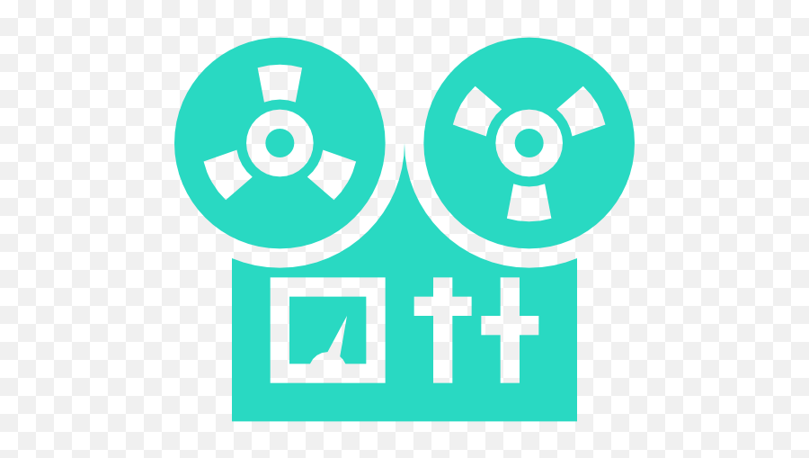 Reel To Tape Recorder Musical - Reel Tape Recorder Icon Transparent Png,Reel To Reel Icon