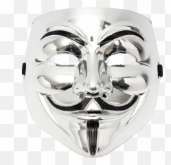 Anonymous Mask Png 2 Image - Silver