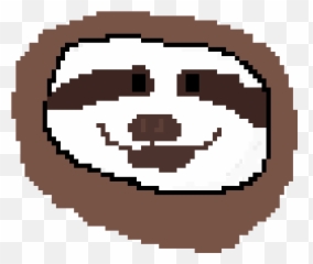 Pixilart - Pixel Sloth by PixelGirl05 Happy png