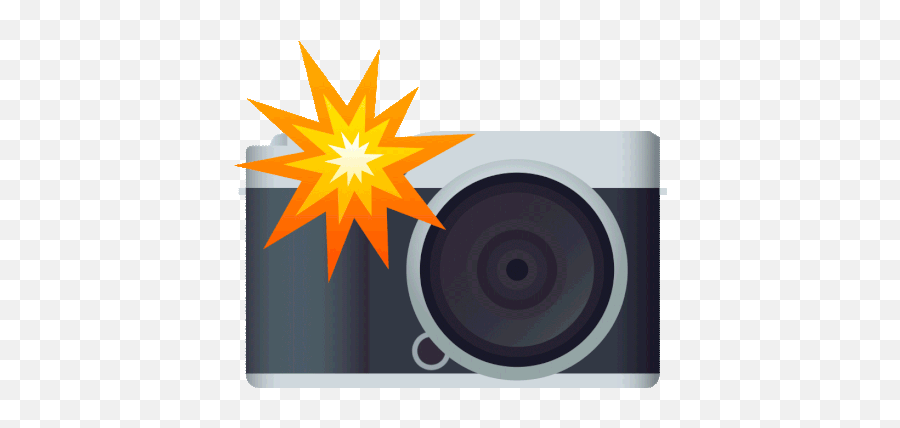 Camera With Flash Joypixels Gif - Camara Flash Gif Png,Camera Icon Gif