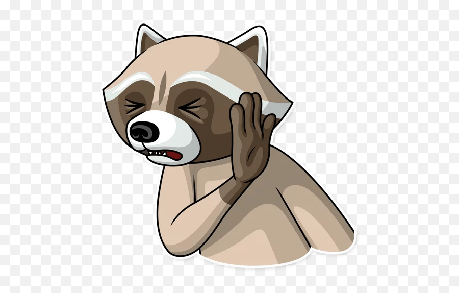 Criminal Raccoon Stickers - Live Wa Stickers Telegram Criminal Raccoon Png,Racoon Icon