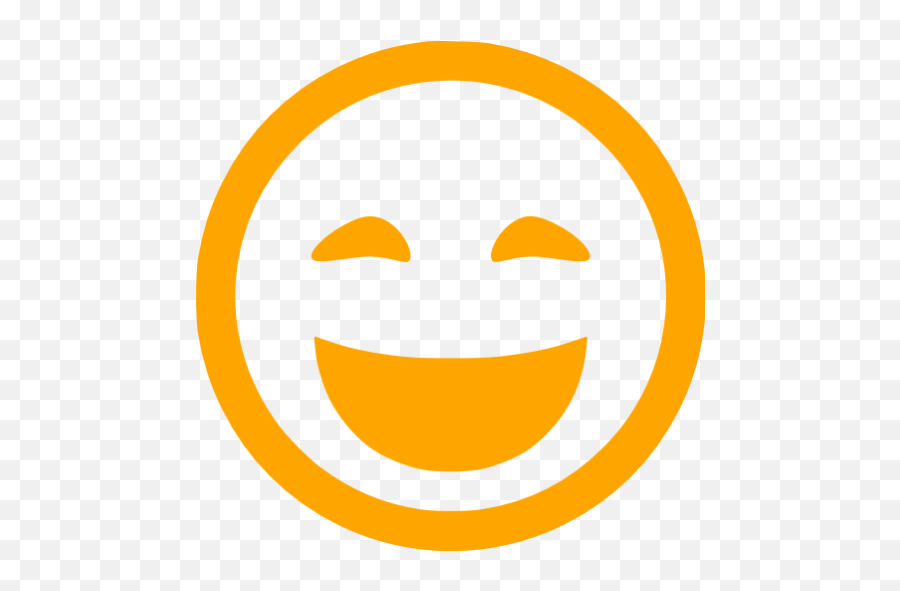 Orange Lol Icon - Free Orange Emoticon Icons Smiley Zwart Wit Png,Project Icon League Of Legends
